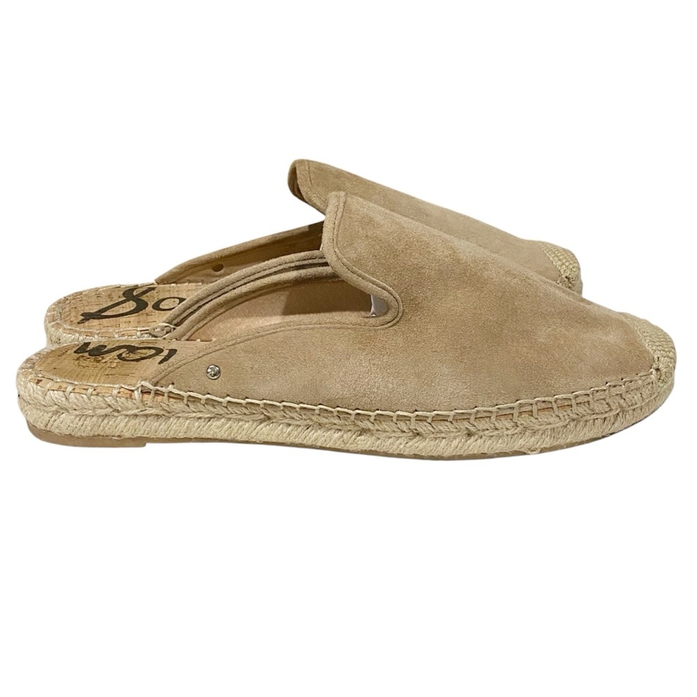 Sam Edelman Tan Suede Mules